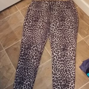 Michael kors leopard print legging pants